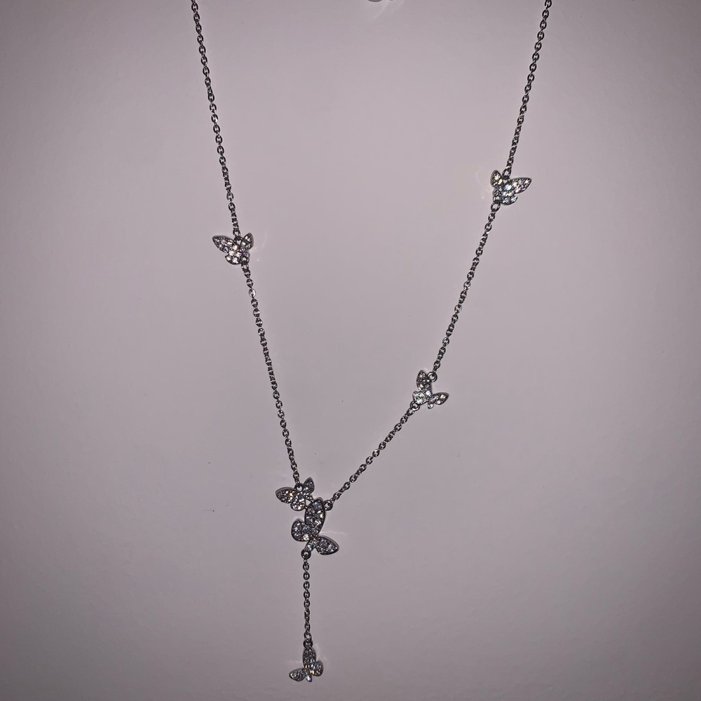 Silver Butterfly Necklace